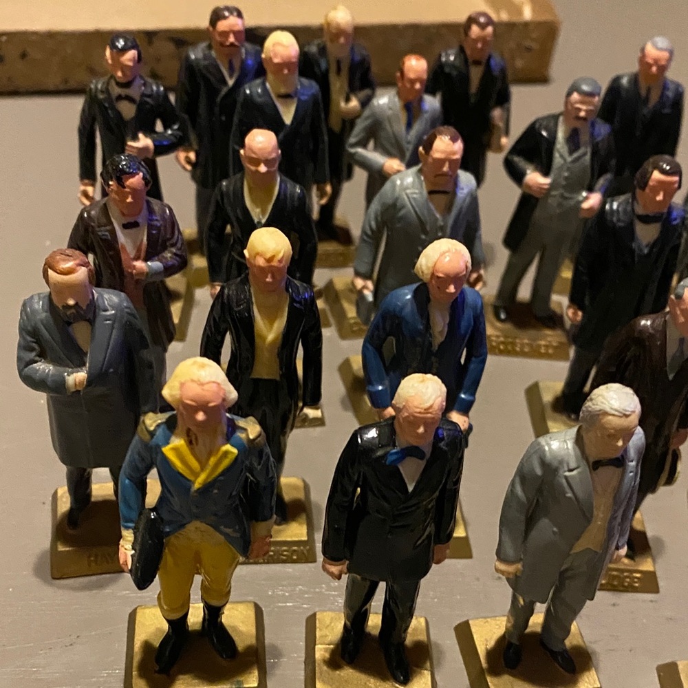 Vintage Marx Toys 36 U.S. Presidents Figurine Set 3” Historical Collection- - Picture 2 of 9